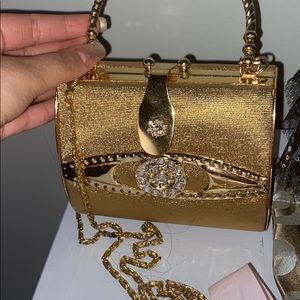 antique GOLD purse